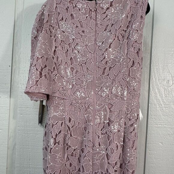 JS Collections Arabella Pink Purple Gown Size 12 NWT - Picture 7 of 13